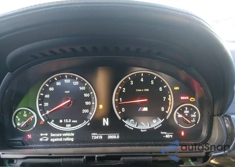 2014 BMW M6 from USA, damaged, VIN WBSLZ9C52EDZ78782